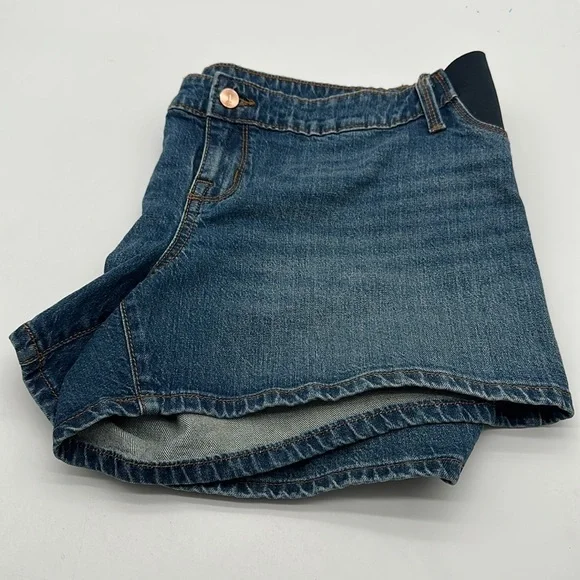 Women's Size 16 Maternity Shorts Isabel Maternity NEW WITH TAGS Blue Jeans - Picture 1 of 3